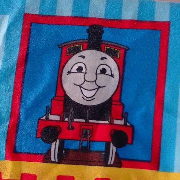 Vintage 1990s Thomas the Train & Friends Twin Bed Sheet 63” x 96” - Picture 3 of 10